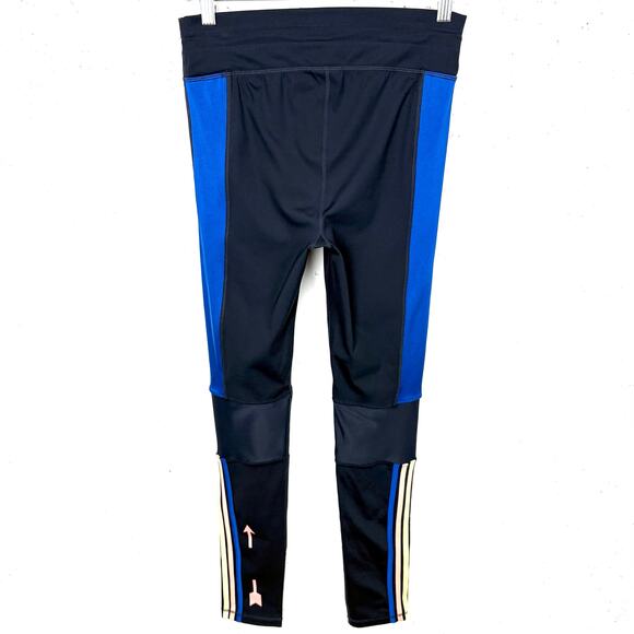 The Upside Womens Leggings Activewear Yoga Running Black Blue Yellow Size 8 - Picture 2 of 7